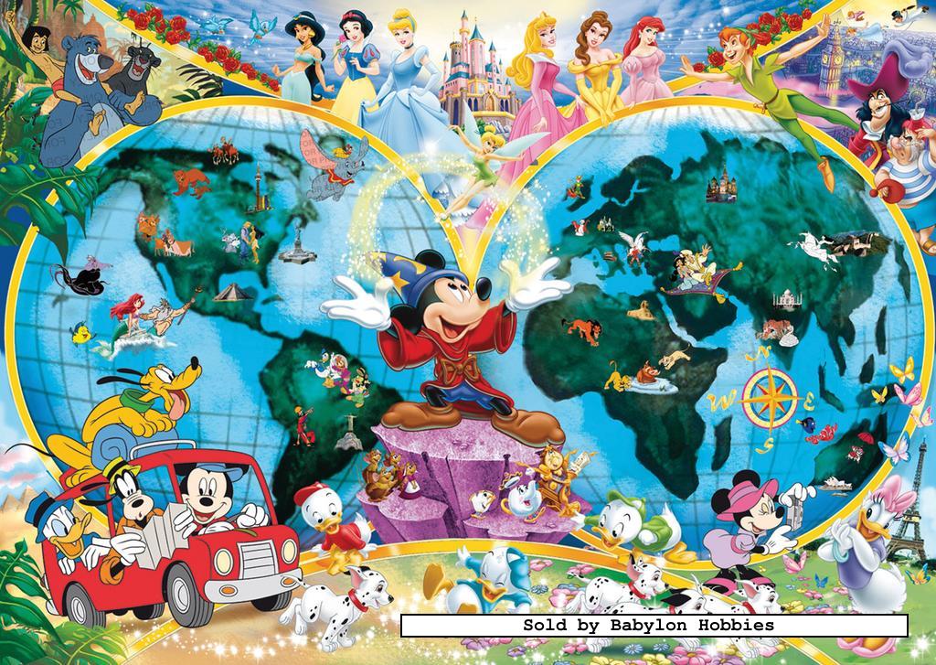 The Best Disney Themes Original, Disney 1000 pcs jigsaw puzzle Ravensburger